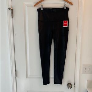 SPANX faux leather Leggings